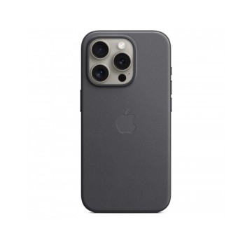 iPhone 15 Pro Custodia MagSafe in tessuto FineWoven - Nero