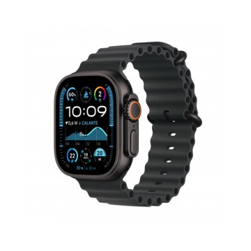 Apple Watch Ultra 2 GPS + Cellular 49mm Cassa Titanio Nero con Cinturino Ocean Nero