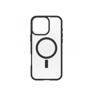 OtterBox React MagSafe Apple iPhone 16 Pro Max Black Crystal - clear/black