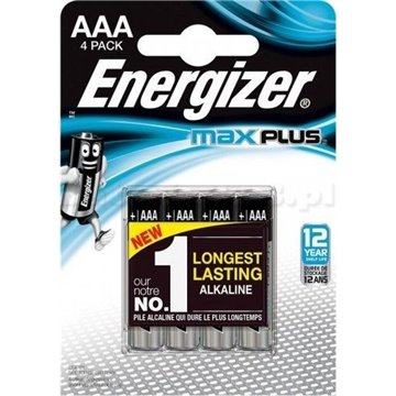 ENERGIZER BATTERY MAX PLUS AAA LR03  4 ECO