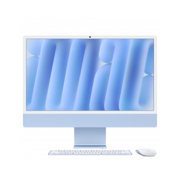 iMac 24" con Retina 4.5K display: Apple M4 chip con 8-core CPU and 8-core GPU, 16GB, 256GB SSD - Magic Keyboard - Blu