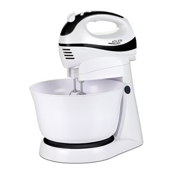 Adler AD 4206 Stand mixer Black White 300 W