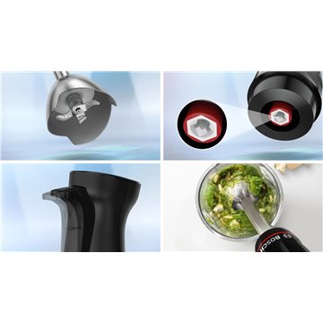 Bosch Serie 4 MSM4B623 blender 0.6 L Immersion blender 1000 W Anthracite  Transparent