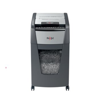 Rexel Optimum Auto+ 300X paper shredder Micro-cut shredding Black  Grey