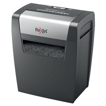 Rexel Shredder Momentum X308  8 sheets  P-3  15 l basket  black