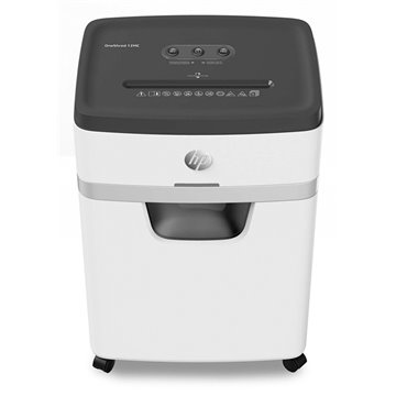 HP ONESHRED 12MC shredder  micro cut  P-5  12 cards  25l  light grey