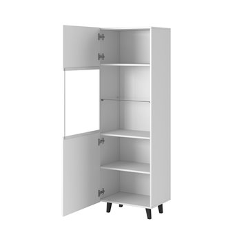 Display cabinet PAFOS 60x40x182 cm white matt
