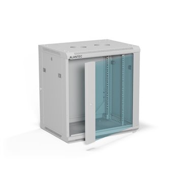 ALANTEC Racking cabinet 19  12U 600x450  Grey FLAT PACK