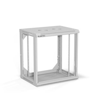 ALANTEC Racking cabinet 19  12U 600x450  Grey FLAT PACK