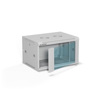 ALANTEC Racking cabinet 19  6U 600x450  Grey FLAT PACK