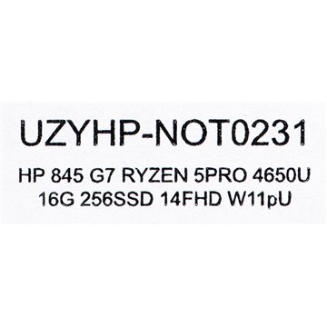 HP EliteBook 845 G7 AMD RYZEN 5 PRO 4650U 16GB 256GB SSD 14  FHD Win11pro Used  US QWERTY