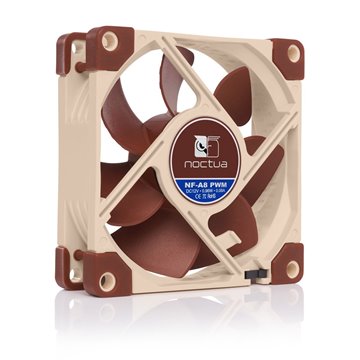 Noctua NF-A8 PWM computer cooling system Computer case Fan 8 cm Beige  Brown