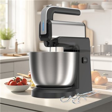 Maestro MR-551 Stand mixer with rotating bowl 600 W Black  Steel