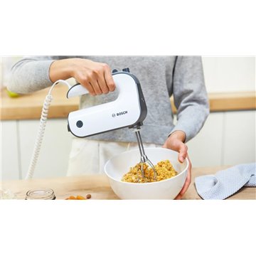 Bosch MFQ49300 850 W hand mixer  white and grey