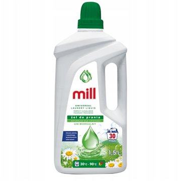 MILL Universal Laundry Gel 1.5 l (bulk pack of 8)