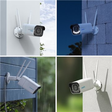 Reolink W430 - 4K Outdoor Camera  Next-Gen Wi-Fi 6  5X Optical Zoom  Person/Vehicle/Animal Detection  Color Night Vision