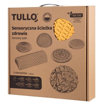 TULLO Fizjo Ścieżka sensoryczna  pastelowa  6 szt.