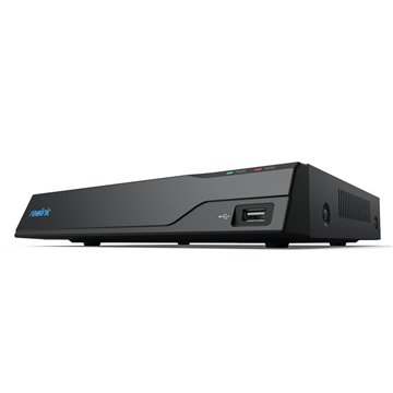 Reolink NVS8 - 8-Channel PoE NVR for 24/7 Recording  Support up to 16MP  2TB HDD Built-in  Up to 12TB Storage Capacity  black