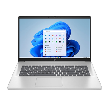 HP 17-cn4009nw Core 5 120U 17.3 FHD 300nits AG 16GB DDR4 SSD512 IrisXe Cam1080p 41Wh Win11 Natural Silver 2Y