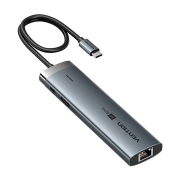 Vention USB-C 8-in-1 4K 60Hz 100W docking station
