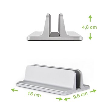 Techly Vertical Aluminum Notebook Stand