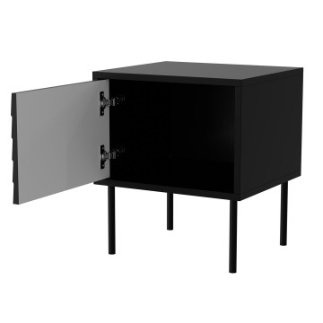 Cama Bedside cabinet  2 pcs. CORTINA 45x40x51 black