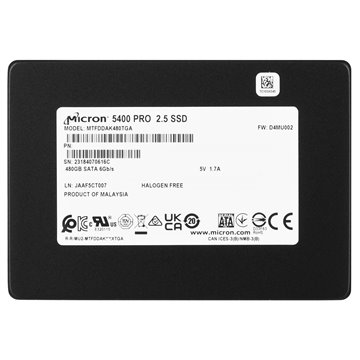 SSD Micron 5400 PRO 480GB SATA 2.5  MTFDDAK480TGA-1BC1ZABYYR (DWPD 1.5)