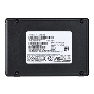 SSD Samsung PM1743 1.92TB U.3 NVMe PCIe 5.0 MZWLO1T9HCJR-00A07 (DPWD 1)
