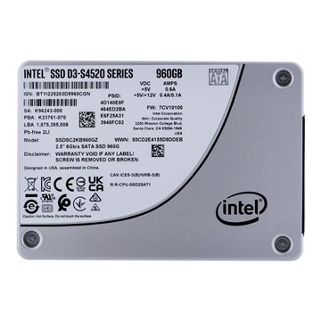 SSD Solidigm (Intel) S4520 960GB SATA 2.5  SSDSC2KB960GZ01 (DWPD up to 3)