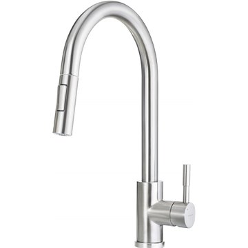 Kitchen faucet with pull-out spout