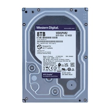 Western Digital Blue 8TB WD PURPL 8TB WD PURPLE 3.5  Serial ATA III