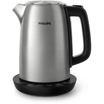 Philips Avance Collection HD9359/90 electric kettle 1.7 L 2200 W Black  Metallic