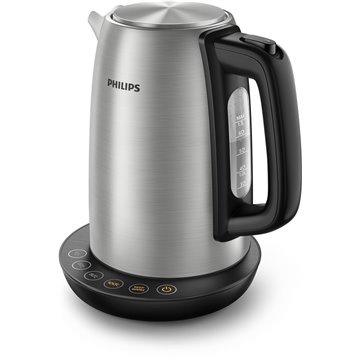 Philips Avance Collection HD9359/90 electric kettle 1.7 L 2200 W Black  Metallic