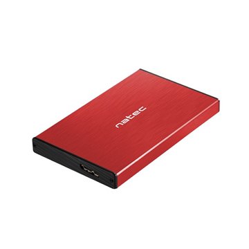 NATEC HDD ENCLOSURE RHINO GO (USB 3.0  2.5   RED)