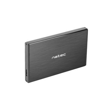 NATEC RHINO GO enclosure USB 3.0 for 2.5'' SATA HDD/SSD  black Aluminum
