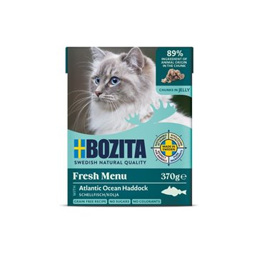 BOZITA Fresh Menu Haddock in jelly - wet cat food - 370g