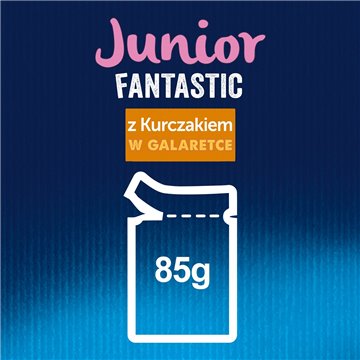 Felix Fanstastic Junior - wet cat food - 85 g
