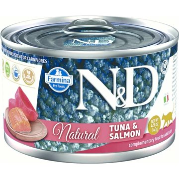 FARMINA N&D Cat Natural Tuna&Salmon - wet cat food - 140 g
