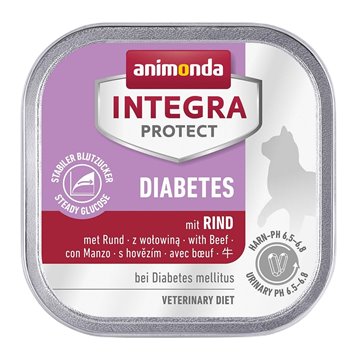 ANIMONDA Integra Protect Diabetes Beef - wet cat food - 100g