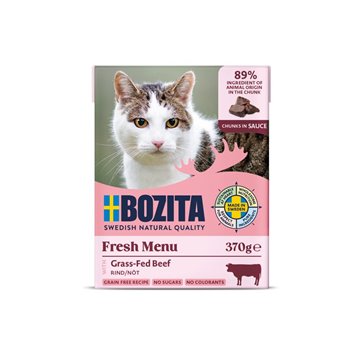 BOZITA Fresh Menu Beef in sauce - wet cat food - 370g