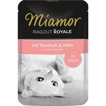 Miamor Royal ragout in sauce Tuna and chicken