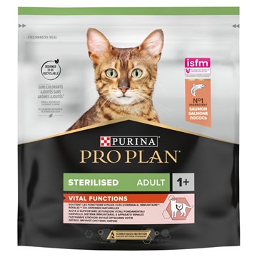 PURINA Pro Plan Sterilised Vital Functions Salmon - dry cat food - 400g