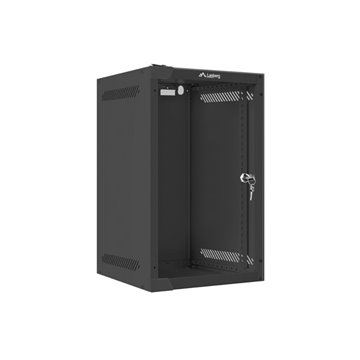 Lanberg wall-mount cabinet 10  9U (280x310  black)