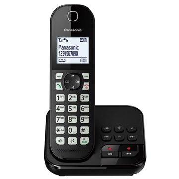 Panasonic Cordless Phone with AB KX-TGC460 - black