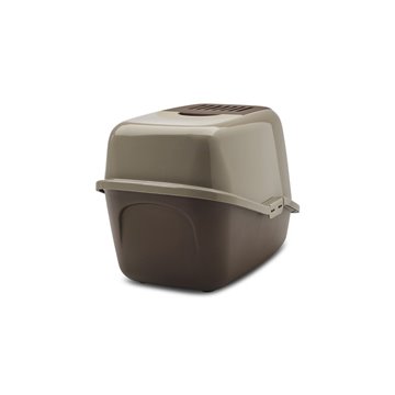 SAVIC Nestor Grey-Brown - Covered Cat Litter Box - 56x39x38.5 cm - 1 pc
