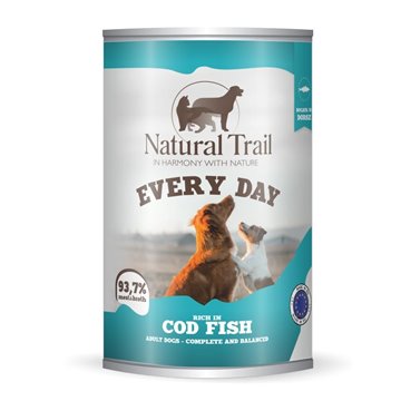 NATURAL TRAIL Every Day Rich in cod fish - wet dog food - 400g