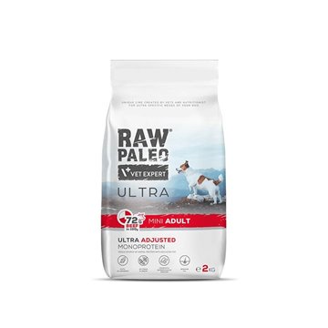 RAW PALEO Ultra Mini Adult Beef - dry dog ??food - 2 kg