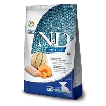 FARMINA N&D Ocean Dog Cod  Pumpkin  Cantaloupe Melon Puppy Mini - dry dog food - 2.5 kg