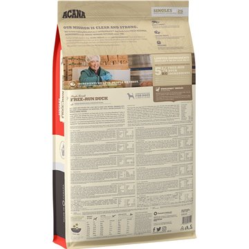 ACANA SINGLES Free-Run Duck - 11 4kg