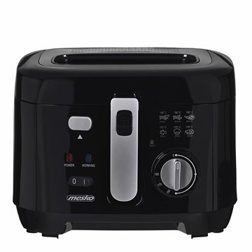 Mesko Home MS 4908 fryer Single 2.5 L Stand-alone 1800 W Deep fryer Black  Grey